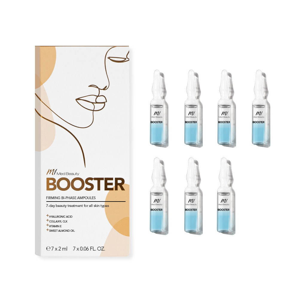 M1 Med Beauty BOOSTER Ampullen by M1 Select mit Verpackung